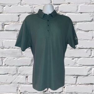 TravisMathew Golf Polo Shirt | Size L | Green | Gainey Ranch Golf Club Emblem